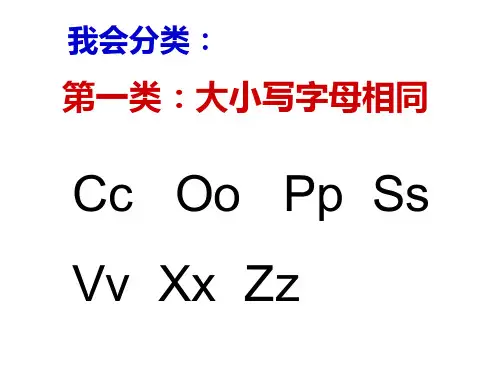 汉语拼音字母表ppt课件