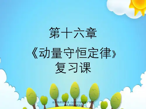 高中物理第16章《动量守恒定律》课件新人教版选修3-5