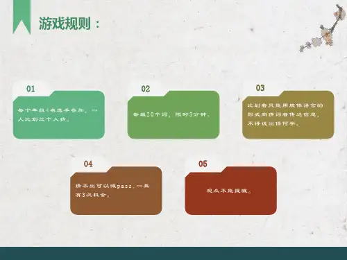 你比划我猜词语游戏大全