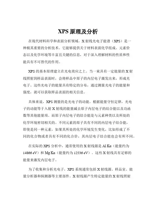 XPS原理及分析
