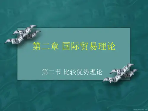 第二章 绝对优势与比较优势