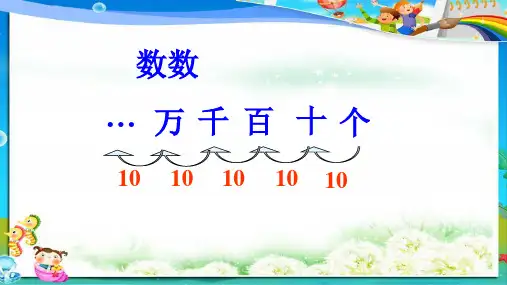 小学人教版二年级下册数学万以内数的认识整理与复习ppt课件