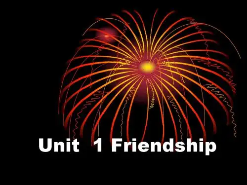 人教版高中英语必修1Unit1 friendship Grammar课件 (共24张PPT)