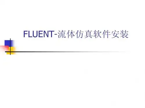 FLUENT软件包安装