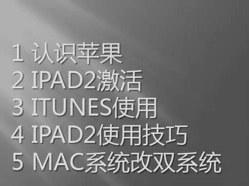 史上最全面的苹果IPAD2 ITUNES 苹果改WIN7双系统教程