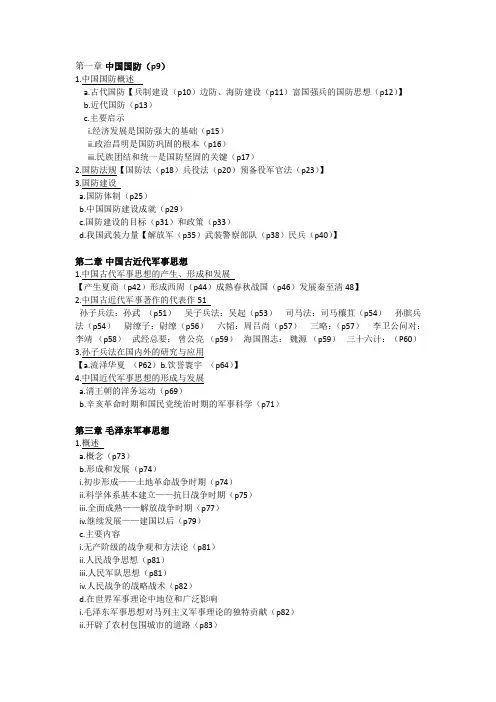 军事理论
