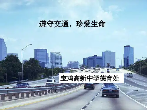 交通安全教育完整ppt课件