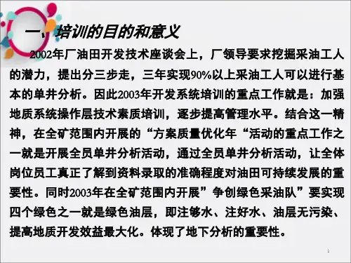 《单井分析讲座》PPT课件_OK