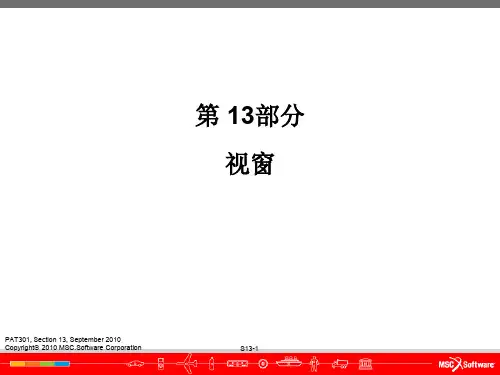 Patran基础教程13_视窗