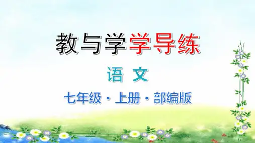 七年级上册第一单元主题阅读(共29张PPT)