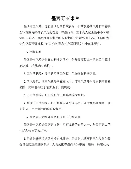 墨西哥玉米片