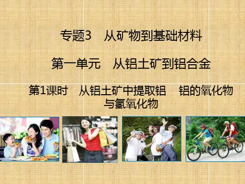 高中化学311从铝土矿中提取铝 铝的氧化物与氢氧化物课件2苏教版必修1