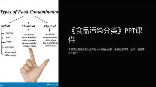 《食品污染分类》课件