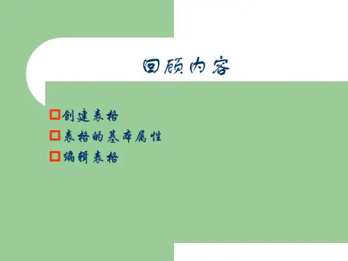 网页中表格布局及框架的应用
