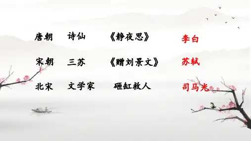 24.《司马光》课件(共21张PPT)