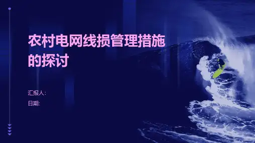 农村电网线损管理措施的探讨电网线损