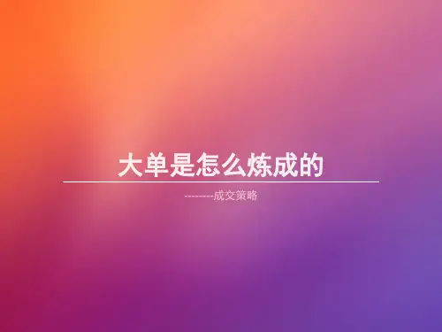 大单销售技巧PPT课件