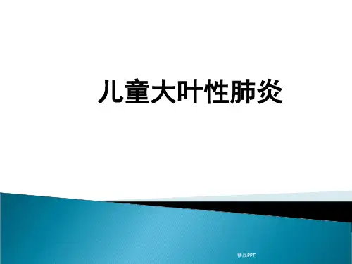 大叶性肺炎PPT