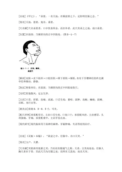 任脉全穴