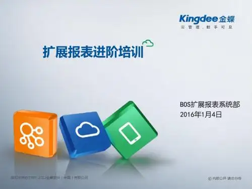 扩展报表进阶培训(2016.01.04)