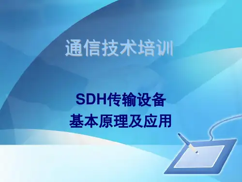 SDH原理和应用