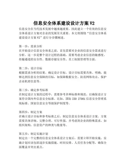 2023-信息安全体系建设设计方案V2-1