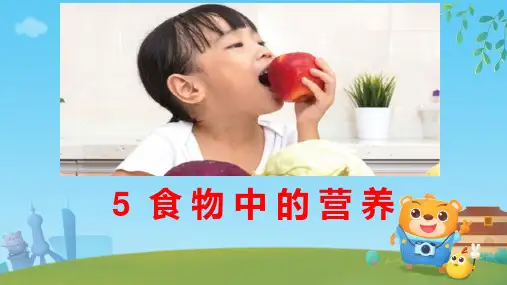 食物中的营养ppt课件