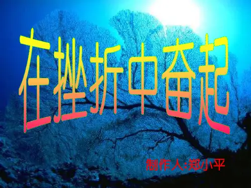 在挫折中奋起ppt优秀课件 人教版