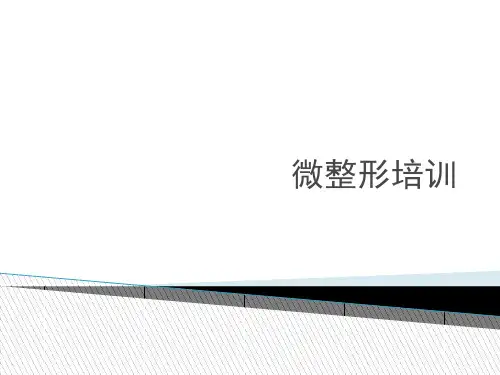 面部填充培训