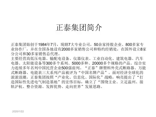 公司产品简介