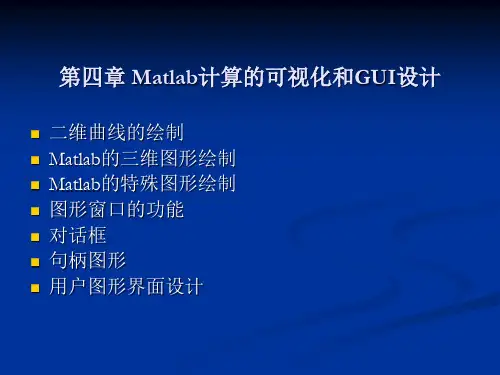 matlab第四讲PPT课件