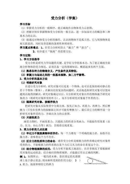 受力分析1