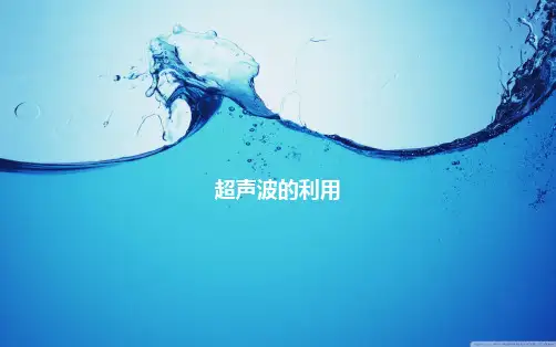 超声波与次声波的利用