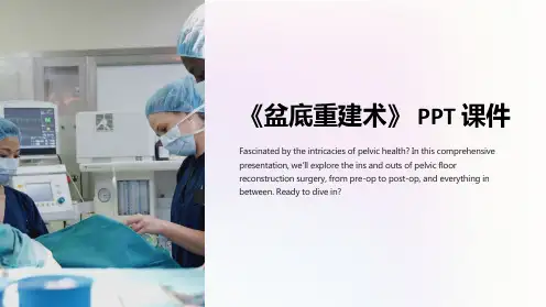 《盆底重建术》课件
