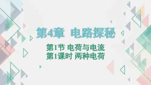 电荷与电流第1课时(PPT课件(初中科学)19张)