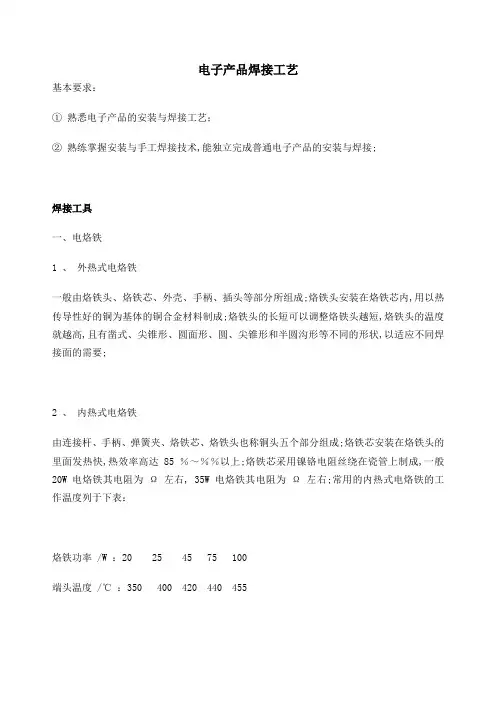 电子产品焊接工艺