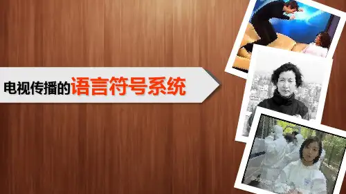 广播电视传播的语言符号系统