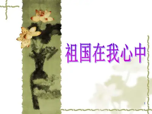 爱国PPT课件
