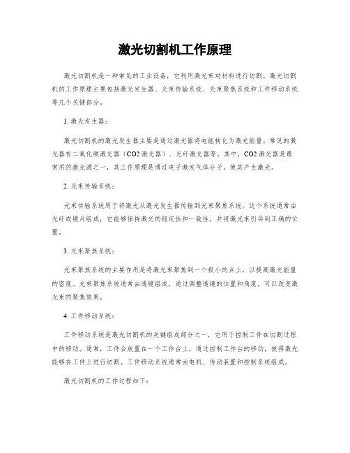 激光切割机工作原理