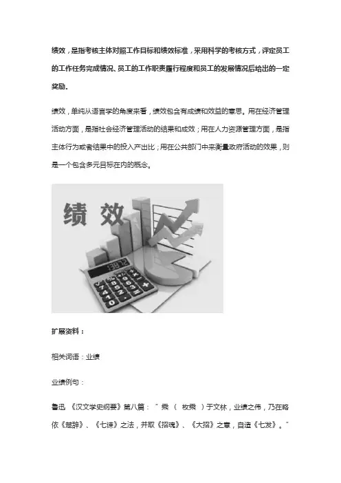 什么是绩效