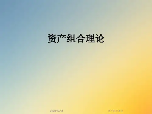 资产组合理论