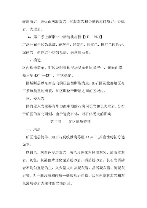 金矿简介
