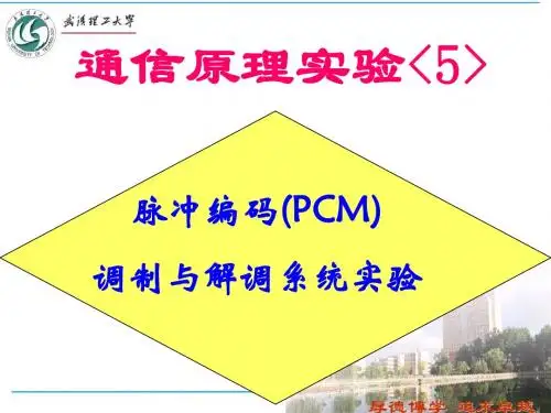 PCM实验5
