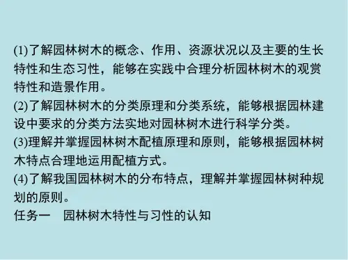 园林树木13_任务 裸子植物园林树木分类
