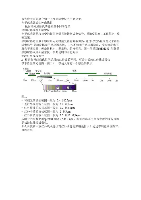 红外成像仪的主要分类