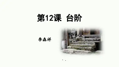 《台阶》PPT优质课件