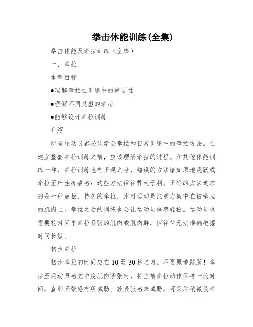 拳击体能训练(全集)