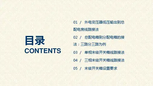 临时用电线路接法图示图文PPT课件