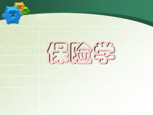 保险学教案