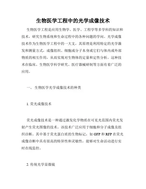 生物医学工程中的光学成像技术